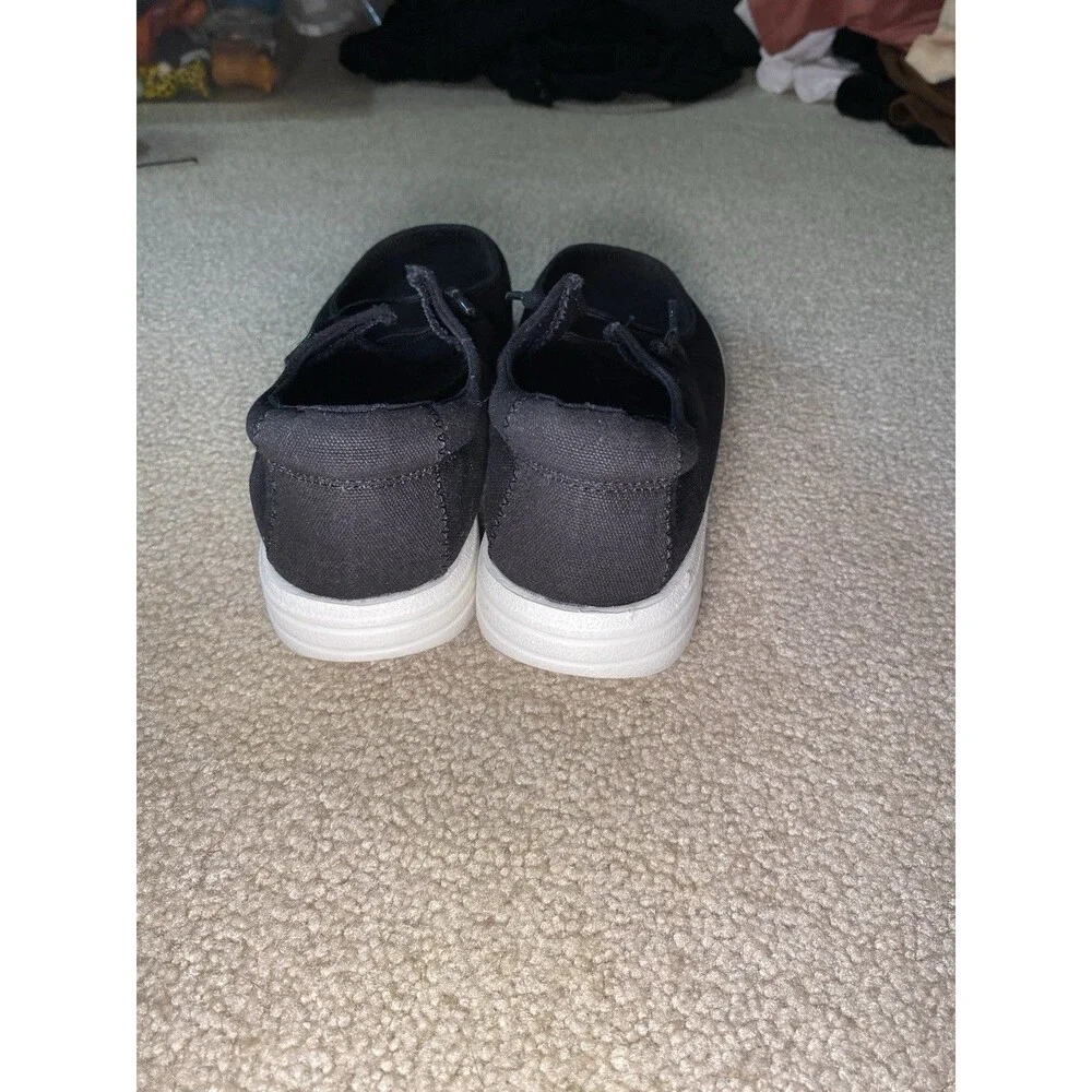 Mad Love Women’s Size 8 Keava Black Canvas Slip On Loafers Comfort Shoes